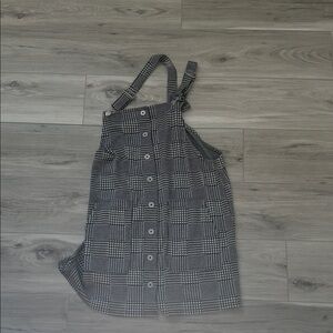 SO Monochrome Checkered Mini Dress